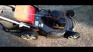 EFCO SELF PROPELLED PETROL LAWNMOWER  ONE OWNER FROM BRAND NEW [upl. by Minerva]