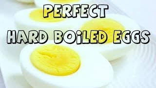 How to Make Perfect Hard Boiled Eggs [upl. by Ecinerev]