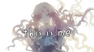 Nightcore → This Is Me KeshaLyrics [upl. by Damle52]