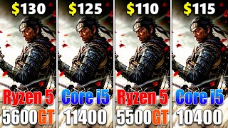 Ryzen 5 5600GT vs Core i5 11400 vs Ryzen 5 5500GT vs Core i5 10400  PC Gameplay Tested [upl. by Ashraf434]