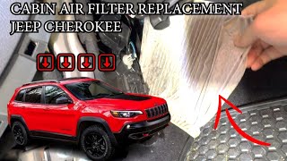 Jeep Cherokee  How to Replace Cabin Air Filter [upl. by Sucy]