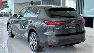 First Look  2024 MAZDA CX60  25L SKYACTIV G  Machine Grey Color [upl. by Philipson]