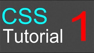 CSS Tutorial for Beginners  01  Introduction to CSS [upl. by Orman]