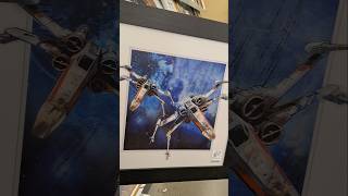 XWing Star Wars 3D Holographic image collectible item goldhunter137 [upl. by Lateh]