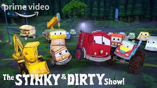 The Stinky and Dirty Show Season 2 Part 3  Clip Movie Makeover  Prime Video Kids [upl. by Krystalle406]