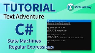 Tutorial Building a text adventure in C with Regular Expressions and State Machines [upl. by Simaj223]