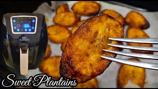 Air Fryer Sweet Plantains  How to Cook Plantains in the Air Fryer [upl. by Nirej]