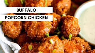 AIR FRYER Buffalo Popcorn Chicken [upl. by Sherborn474]