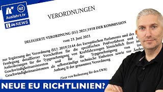 Neue EU Richtlinien für Neuwagen treten nun in Kraft DAS müsst ihr nun wissen  AusfahrtTV News [upl. by Reisinger]