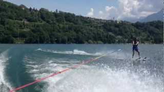 Water ski in Caldonazzo Lake [upl. by Aicekat]