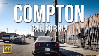 Compton Drive 4K  Compton History amp Facts  Los Angeles  California [upl. by Partridge]