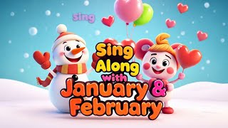 12 Months of the year song  January to December song phonicssong JanuaryFebruary kidssong [upl. by Thormora]