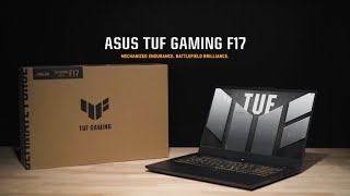 Unboxing the ASUS TUF Gaming F17  2023 [upl. by Atalayah]