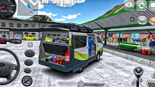 Minibus Simulator Vietnam Driving Toyota Hiace In Vietnam City Android Gameplay [upl. by Helbonnah762]