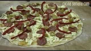 Recetas Pizza hecha en casa [upl. by Elaynad]