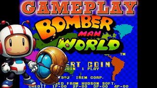 Bomberman World arcade gameplay [upl. by Llig]