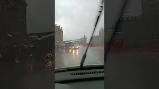 Fuerte lluvia y granizado en Barcelona centro dembow musica music reggaeton dancehall ozan [upl. by Stelmach]