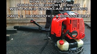 How To Repair A Shindaiwa EB802RT EB802H With Failed Engine Part 1 [upl. by Aehsat]