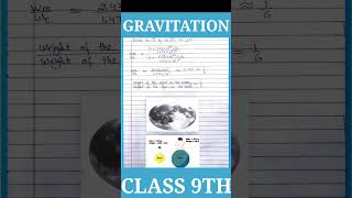 Class 9 Gravitation Notes I Class 9 Science Chapter 10 I Gravitation Class 9 I shorts shortvideo [upl. by Sellma]