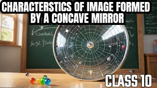 CHARACTERSTICS OF IMAGEFORMED BY A CONCAVE MIRROR CLASS10 USEFUL FOR ALL COMPETATIVE EXAMS [upl. by Annairol]