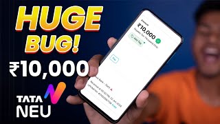 Tata Neu OFFERS  Rs10000 Per Mobile Number  HUGE BUG FROM TATA  USE CODE SOUR5125  eagletek [upl. by Nies675]