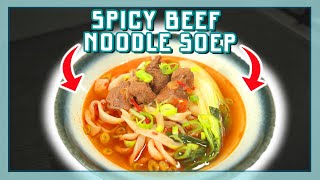 SOEP SEIZOEN SPICY BEEF NOODLE SOEP  EtenmetNick  How to [upl. by Dotti]