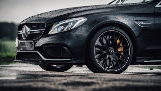 2015 MercedesAMG C63 S Review  wwwhartvoorautosnl  English Subtitled [upl. by Dilan]