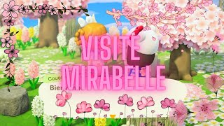 🌷AcnhVisite Mirabelle de Coaen 🎀jadore son île🌷 [upl. by Ayenet]