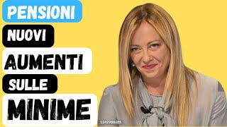 quotAumento delle Pensioni 2025 Incrementi Significativi per le Pensioni Minime [upl. by Essy7]