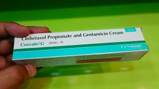 Clobetasol Propionate amp Gentamicin Cream Uses In Hindi  Review  Cosvate G Cream Kis Kaam Aati Hai [upl. by Nial]