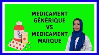 Difference Médicament Générique et Médicament Princeps [upl. by Ettie]