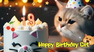 Cats Sing Happy Birthday Song [upl. by Aeniah]