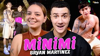 CUBANOS REACCIONAN a MINIMI Video Oficial  Bryan Martinez  con Laurita [upl. by Naffets]