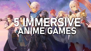 5 Incredibly Immersive Anime Games Like Genshin Impact [upl. by Ecinev]