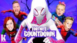 Countdown to Fortnite Fracture Unlocking the Spider Verse KCITY GAMING [upl. by Stretch]