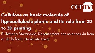 La cellulose comme base des plantes lignocellulosiques et son rôle dans limpression 2D et 3D [upl. by Rotkiv]