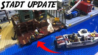 Lego Stadt Update 015  Alter Angelladen  Steg  Es ist ein Fest D [upl. by Barnaby377]