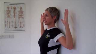 How to Improve your Posture with a Wall Glide [upl. by Gris]