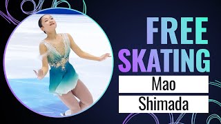 Mao SHIMADA JPN  Women Free Skating  GP Final 2023  JGPFigure [upl. by Spring720]