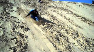 Sand sledding at Nags Head NC [upl. by Donna]