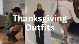 Dressy Thanksgiving Outfit Ideas🍁🪵 [upl. by Nosle951]