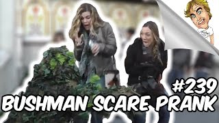 FUNNY PRANK BUSHMAN SCARE PRANK 239  Ryan Lewis Pranks [upl. by Drareg1]