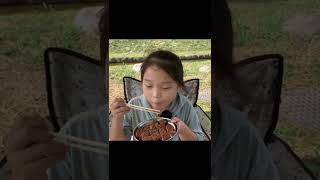 【グリルアタッシュmini】Just grill the meat and eat it 肉を焼いて食べまくる動画【 Shorts 】 [upl. by Linehan]