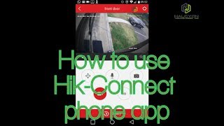 How to use Hikvision HikConnect ddns cloud phone APP tutorial [upl. by Seagrave]