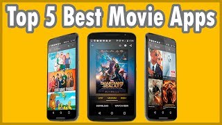 Top 5 Best FREE Movie Apps in 2017 To Watch Movies Online for Android [upl. by Harlow]