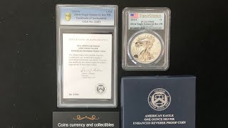 2019s Silver Eagle Enhanced Rev PR Only 29909 minted PCGS PR69 Shipped to your door [upl. by Anitsirhk947]