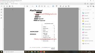 New Holland Fiat 450 450DT 450 Special 450DT Special Tractor Workshop Service Repair Manual PDF [upl. by God]