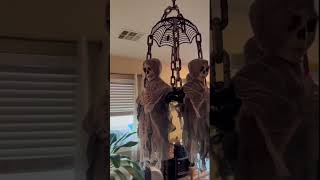 DIY Dollar Tree Halloween Chandelier [upl. by Abate527]