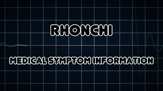 Rhonchi Medical Symptom [upl. by Puritan88]