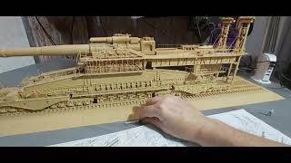 Time to finish the 172 scale Dora rail gun by hobbyboss [upl. by Jabez]